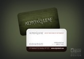 Alyxia Leaf Business Card Design (Generic Version)