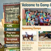 Camp ClapHans Website Design